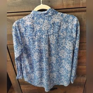 MICHAEL KORS  S  BLOUSE BLUE